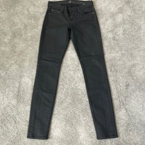 7 for all mankind. Coated jean